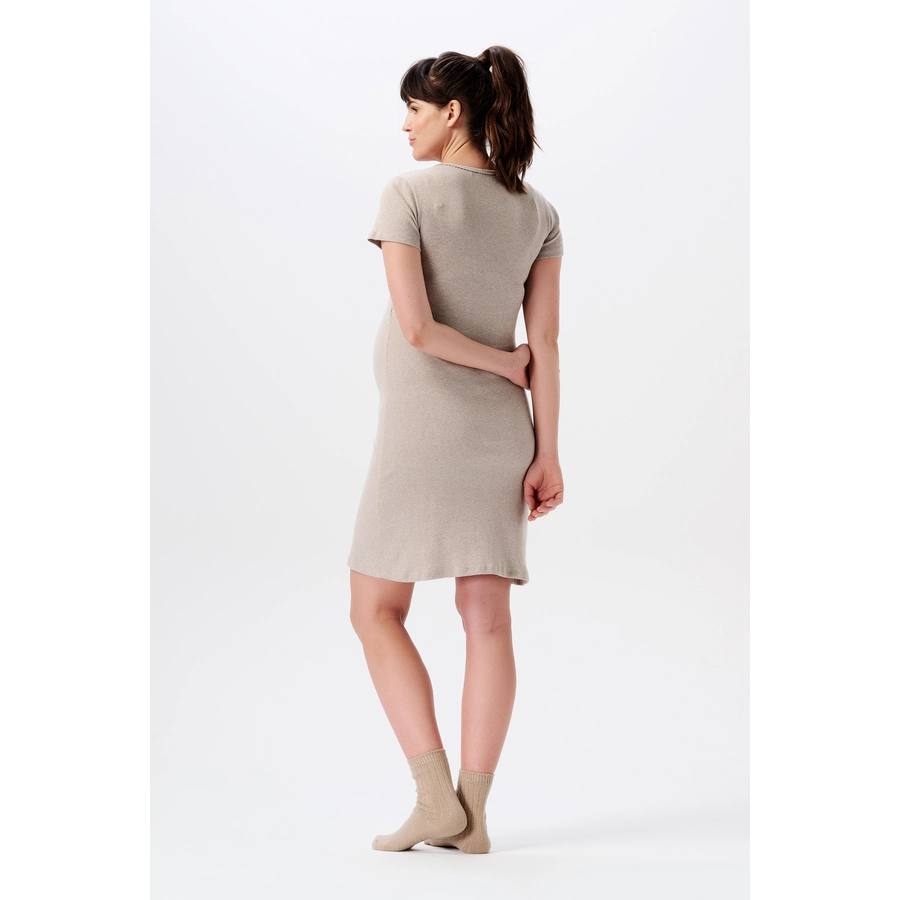 Noppies Still-Nachtkleid Tami Taupe Melange