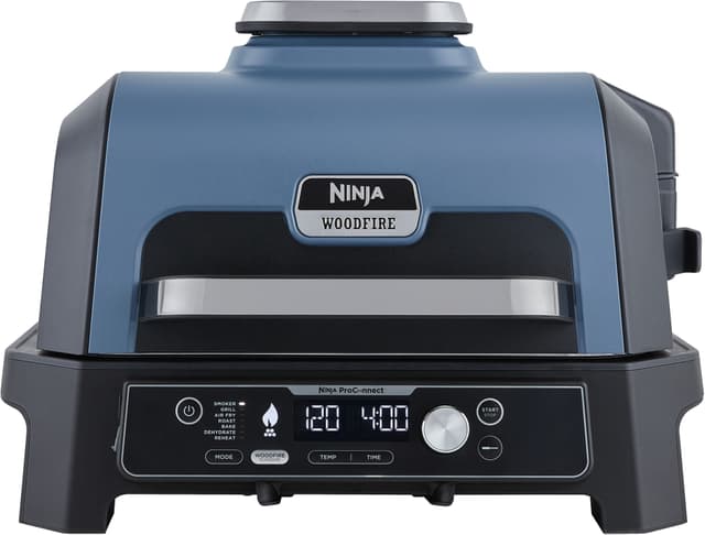 Ninja Woodfire Pro Connect XL elektrisk grill OG901EU (blå & sort)