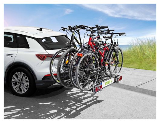 Eufab -  Porte-vélos 4 Vélos Amber Iv - Eufab Fourni Avec Adaptateur 7/13 Broches