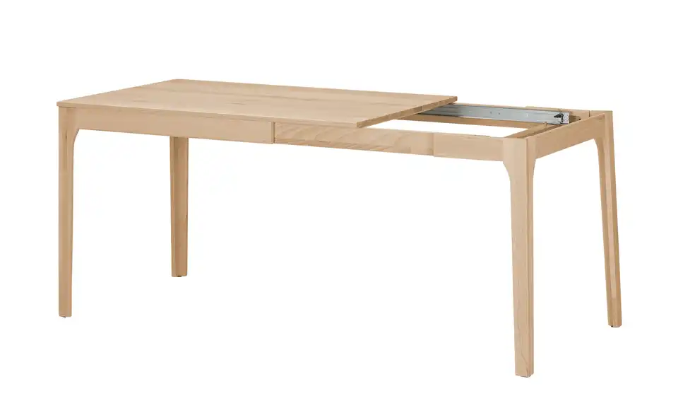 Ausziehbarer Esstisch 120 cm Kernbuche