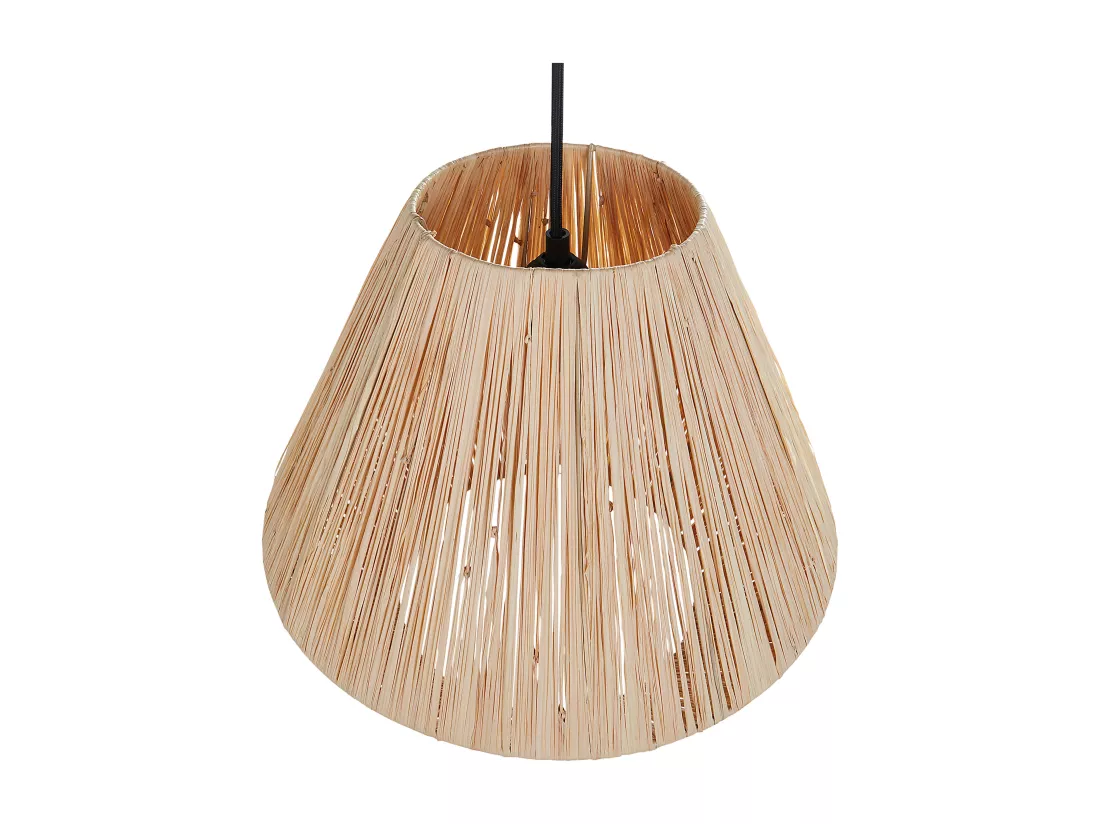 Lampe suspension DAMIT Osier Naturel