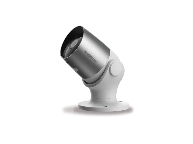 Marmitek Smart Me View MO - Netværksovervågningskamera - udendørs - modstandsdygtig over for vandsprøjt og byger - farve (Dag/nat) - 1920 x 1080 - 1080p - audio - trådløs - WiFi - H.264 - DC 12 V