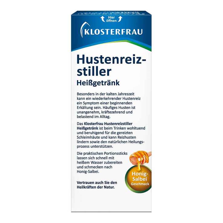 Klosterfrau Hustenreiz-Stiller Heißgetränk Pulver, 10X5 g