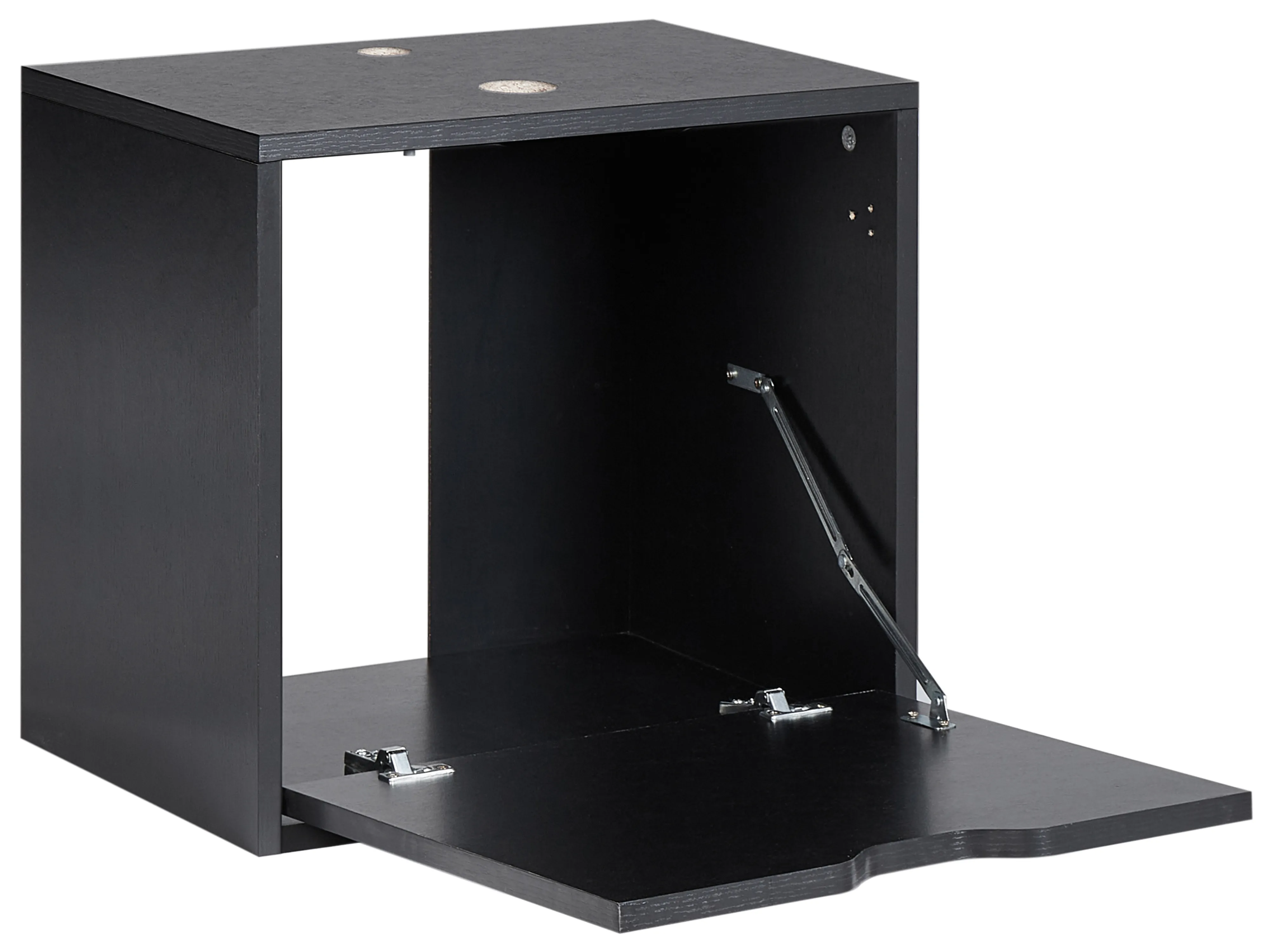 Wandgemonteerde wastafelkast SUZANO 45 cm Zwart