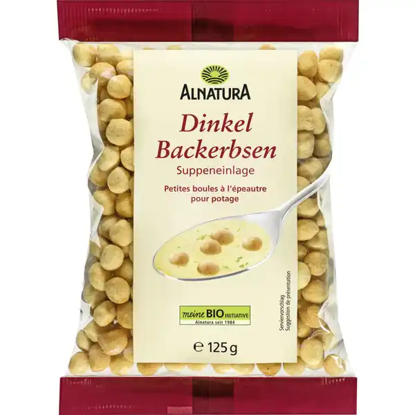 Bio Dinkel Backerbsen