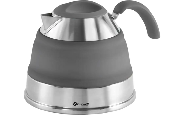 Outwell Collaps Kettle faltbarer Wasserkessel 1,5 Liter grey mist