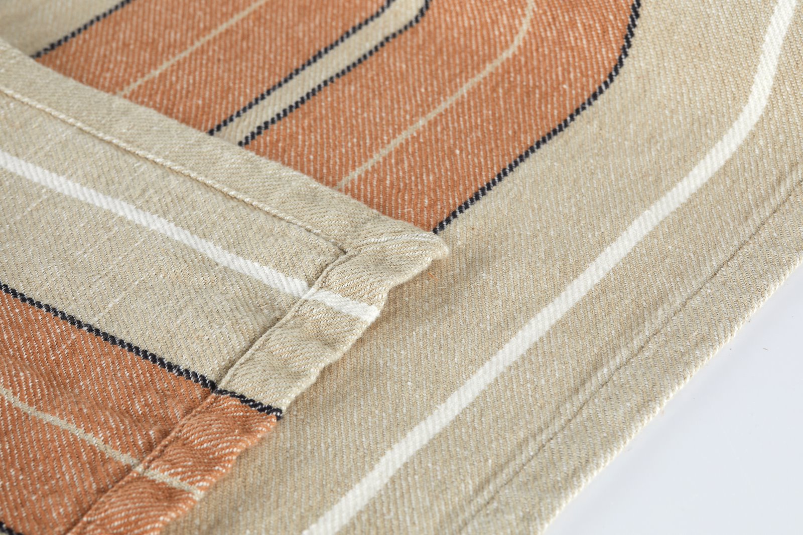 Sira løper Beige og orange 40x140 cm