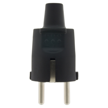 Handson Stekker PVC RA Zwart