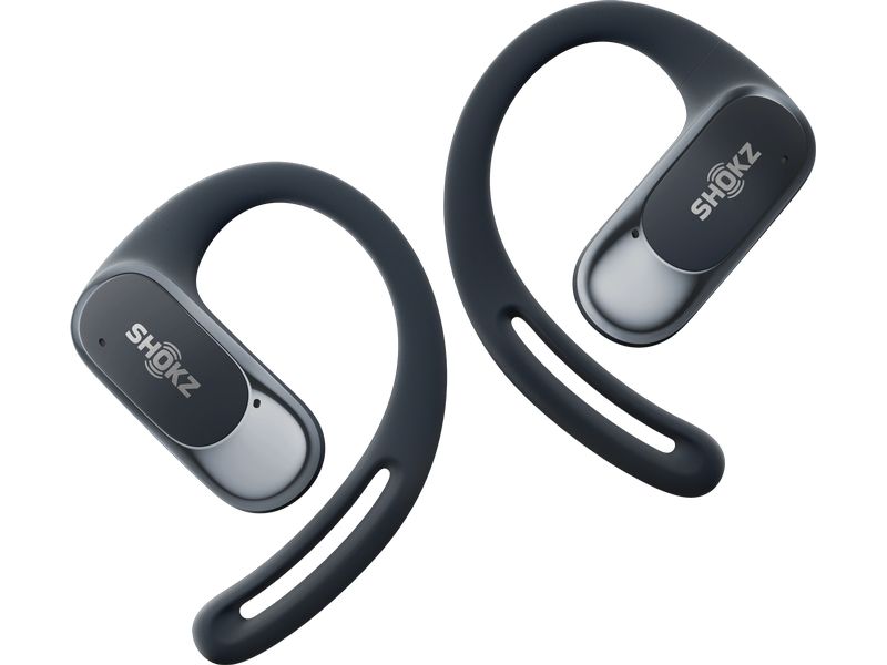 Shokz Wireless In-Ear-Kopfhörer OpenFit Air Schwarz Open-Ear-Sportkopfhörer