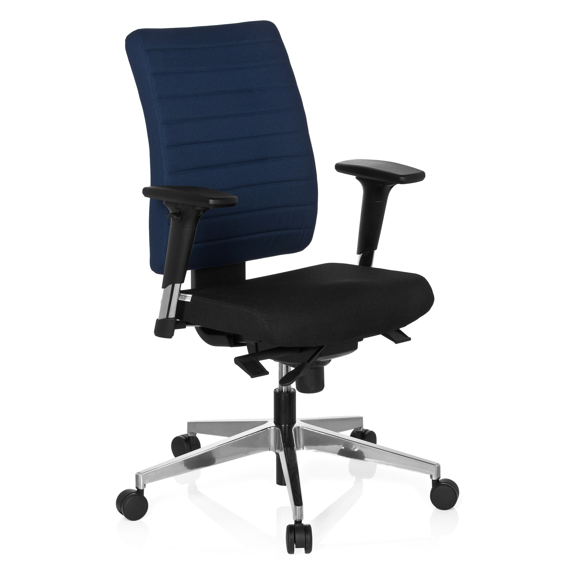 Profi Bürostuhl PRO-TEC 350 Stoff mit Armlehnen (höhenverstellbar) hjh OFFICE