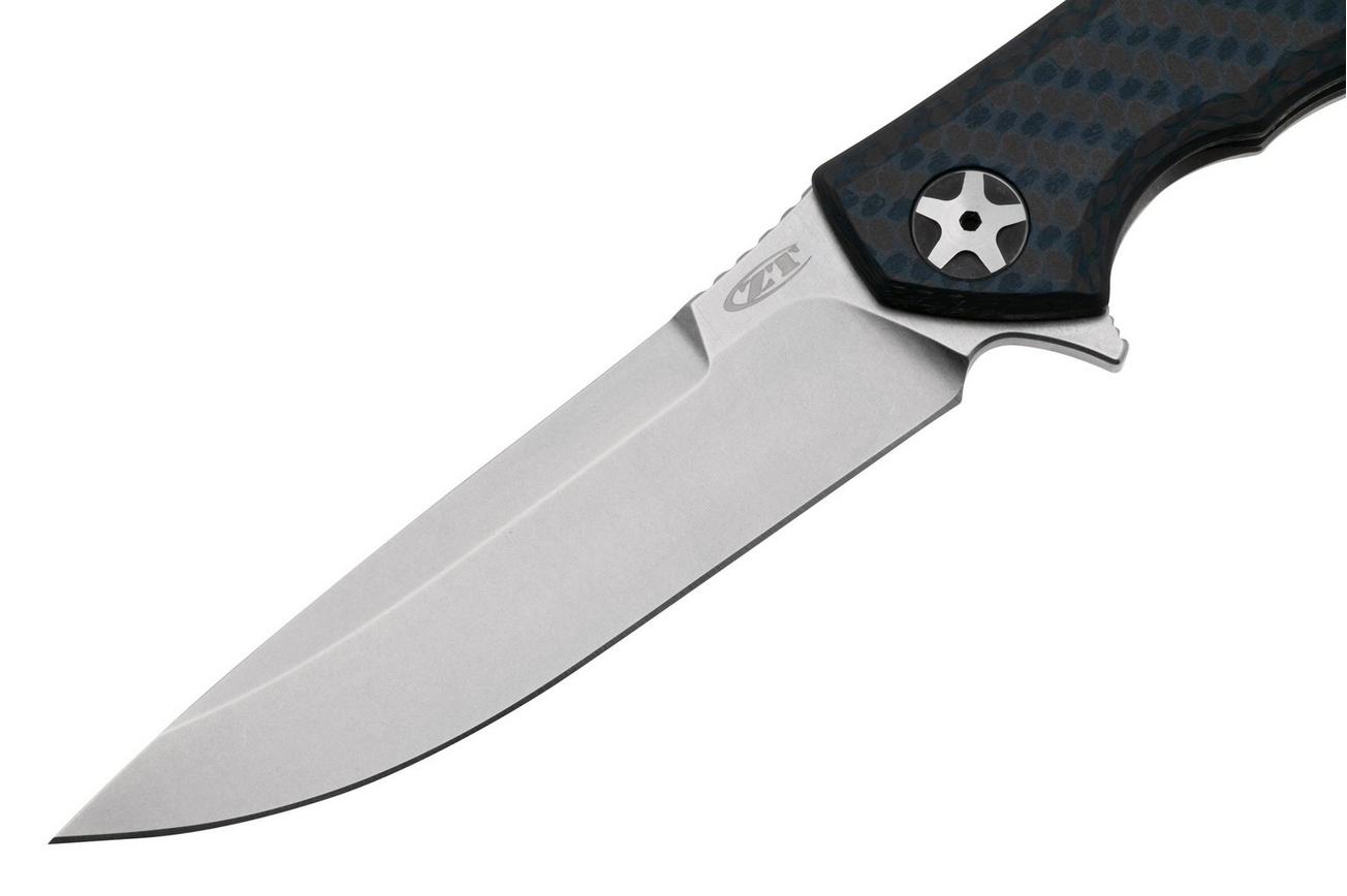 Zero Tolerance 0452BLUCF Magnacut, Black/Blue Carbon Fiber, zakmes, Dmitry Sinkevich design