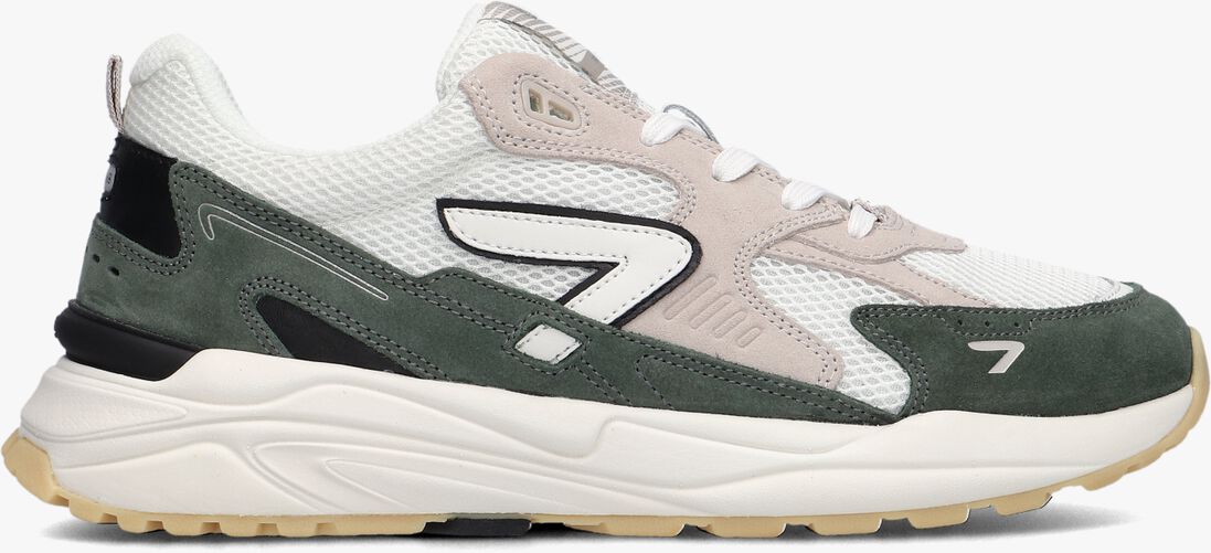 HUB witte hub lage sneakers grid-m