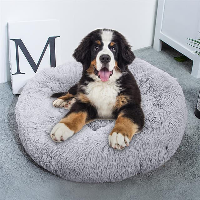 Hundeseng Kattesengspude Hund Kat Sofa 100cm (lysegrå)