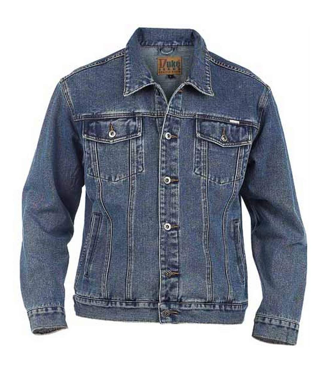 Duke - Veste denim grande taille WESTERN - Homme (Bleu) - UTDC127