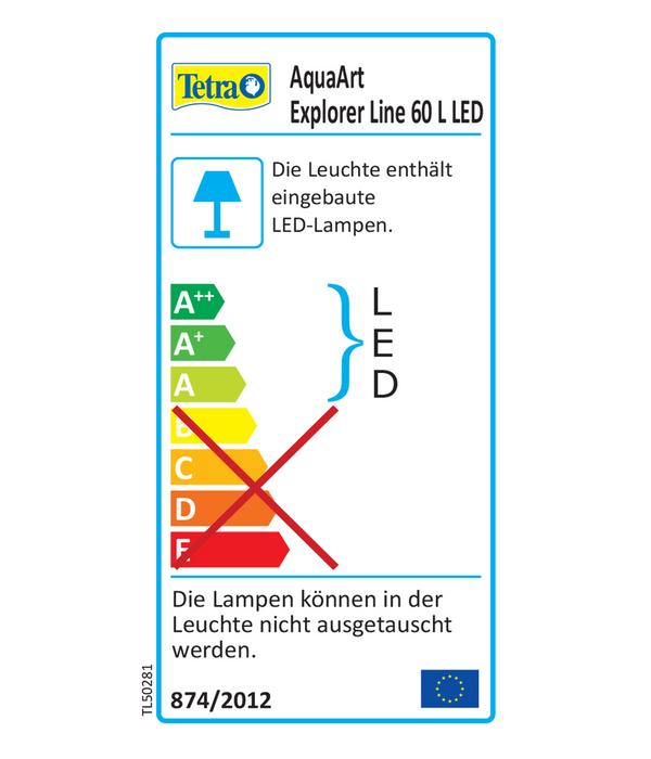 Tetra AquaArt Set LED Explorer-Line, weiß, 60