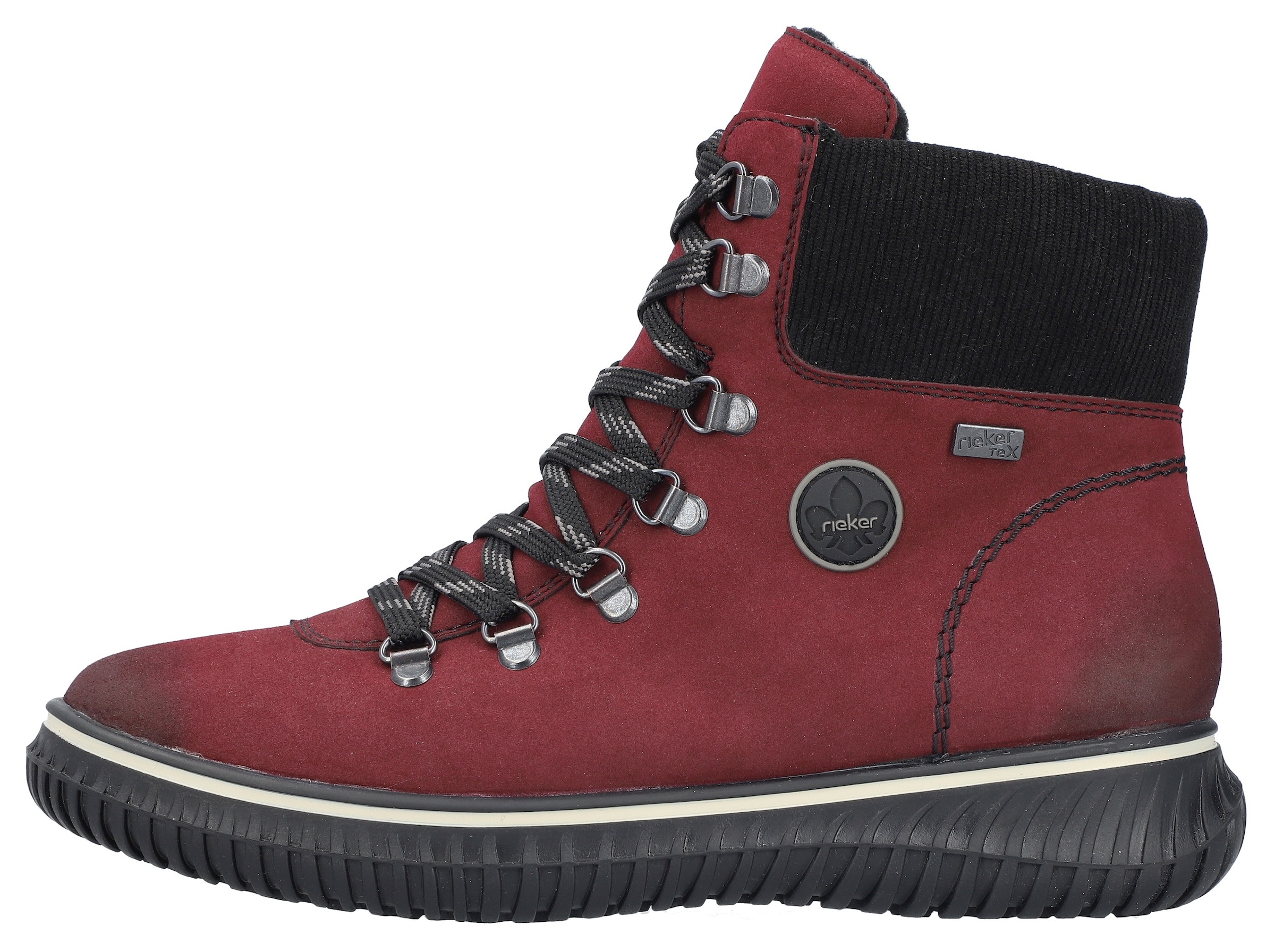 Rieker Winterboots  , Schnürboots, Stiefelette, TEX-Membran, mit gepolstertem Schaftrand
