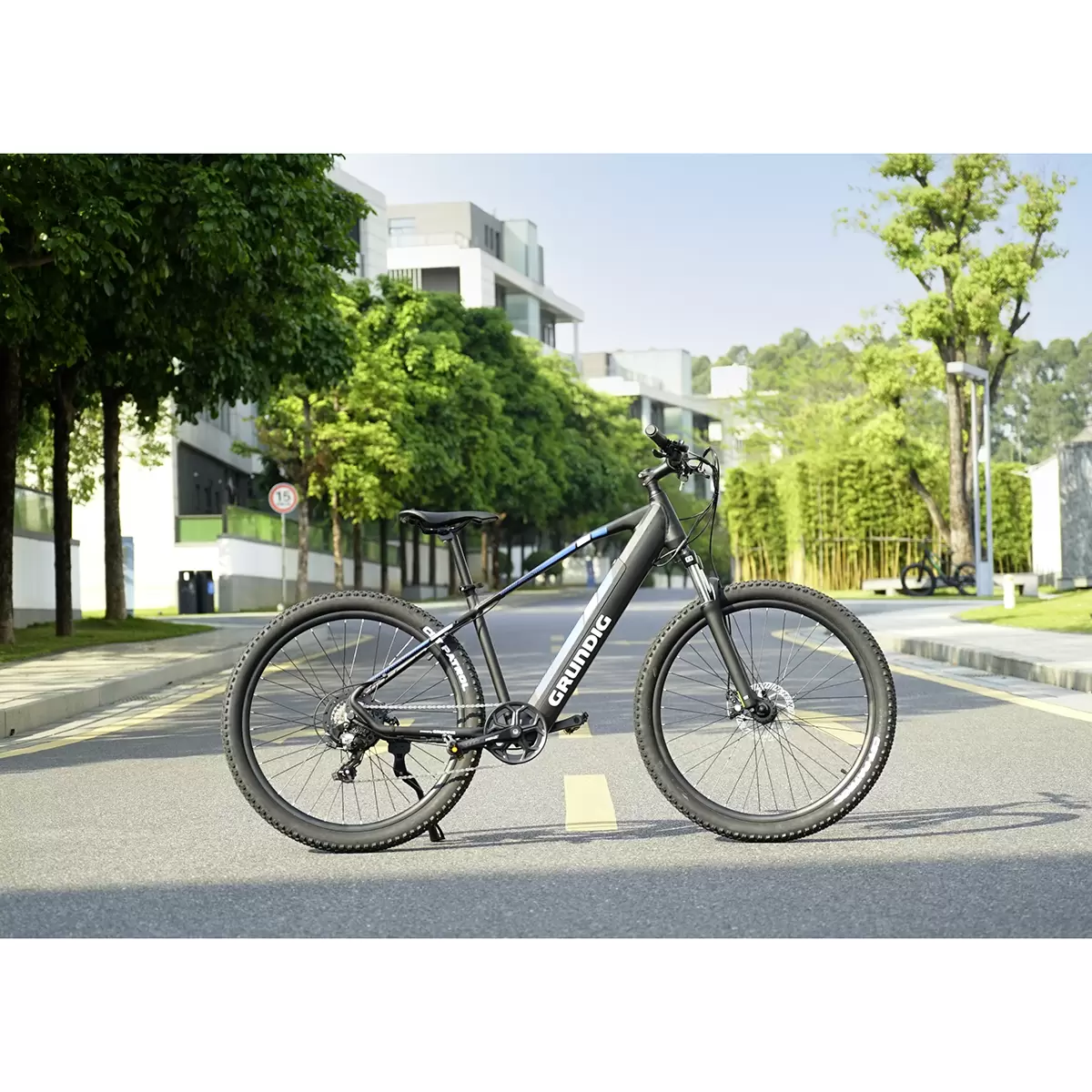 E-Bike Grundig Mountainbike Anthrazit