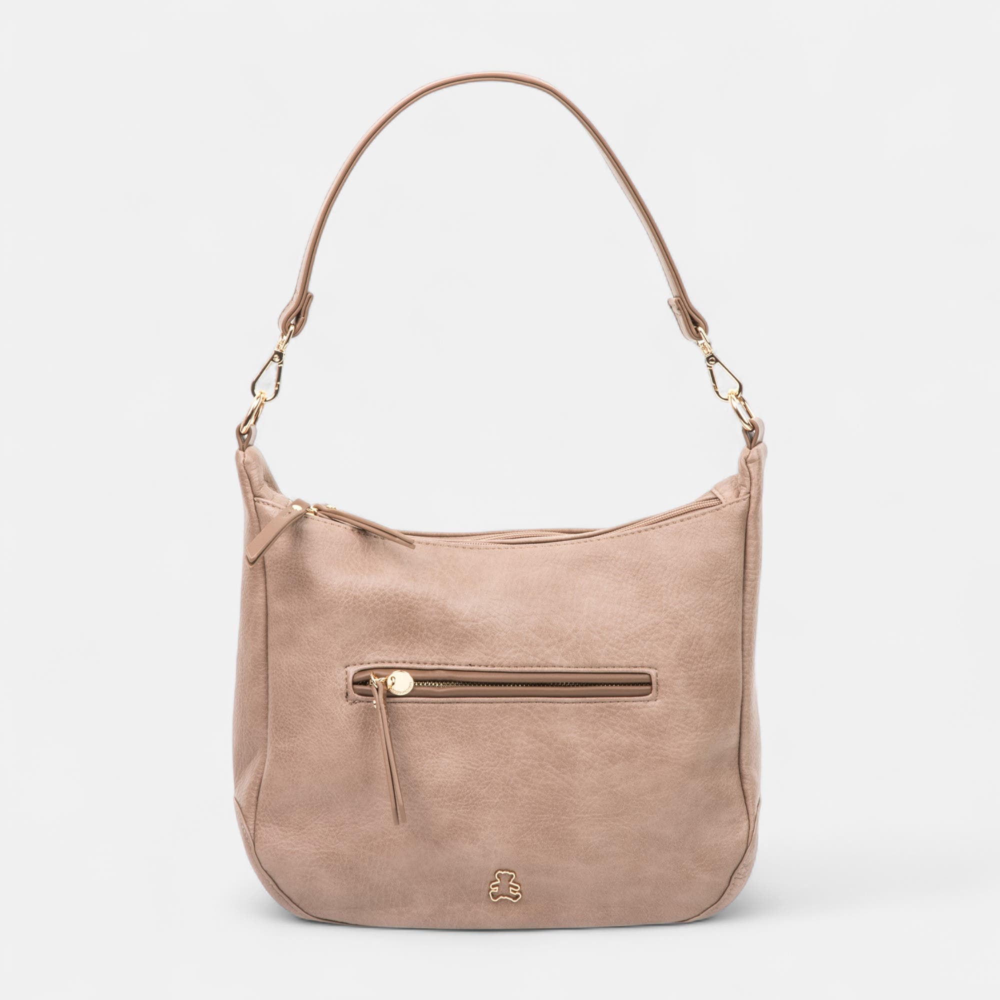 Sac à main taupe