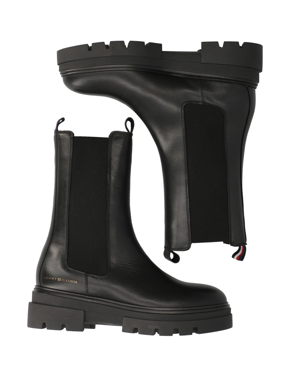 Glattleder Chelsea Boot
