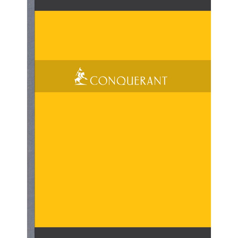 Cahier broché Conquérant 17 x 22 cm grands carreaux 192 pages