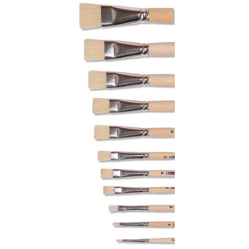 JAX® School Serie A Borstenpinsel, flach