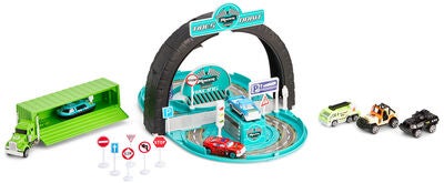 Alex's Garage Legeringsbil Parkingssett