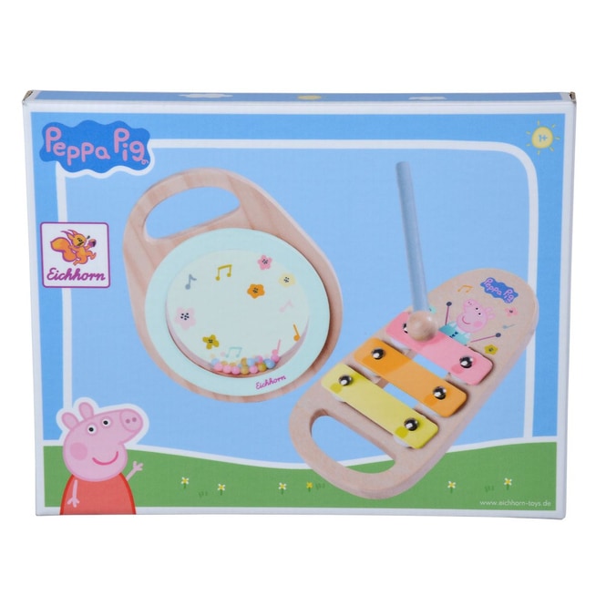 Peppa Wutz - Holz Musikset - 2-teilig