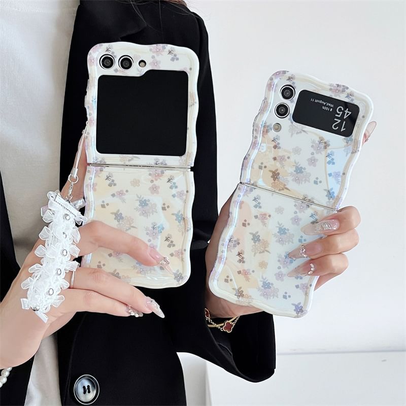 Jaguara - Bloemen telefoonhoesje / bedel / band / set - Samsung Flip