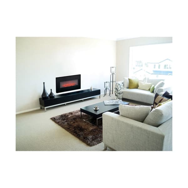 Dekorativ Elektrisk Skorsteinsbryst Classic Fire Memphis Svart 1800 W 66 x 13 x 46 cm