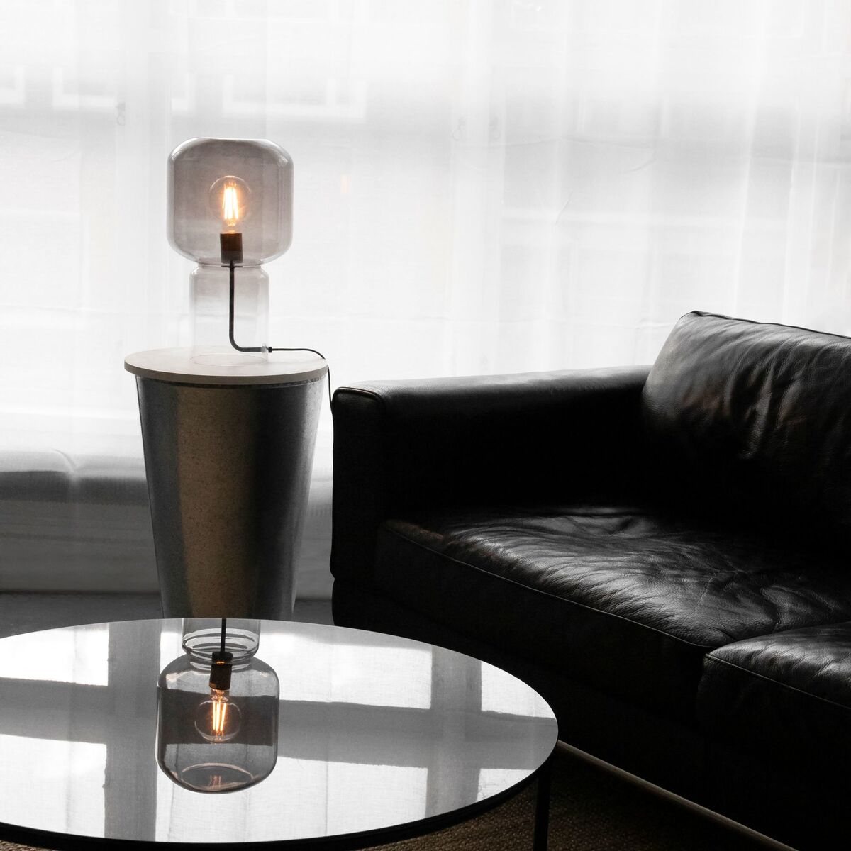 Nog Bordlampe, Rød