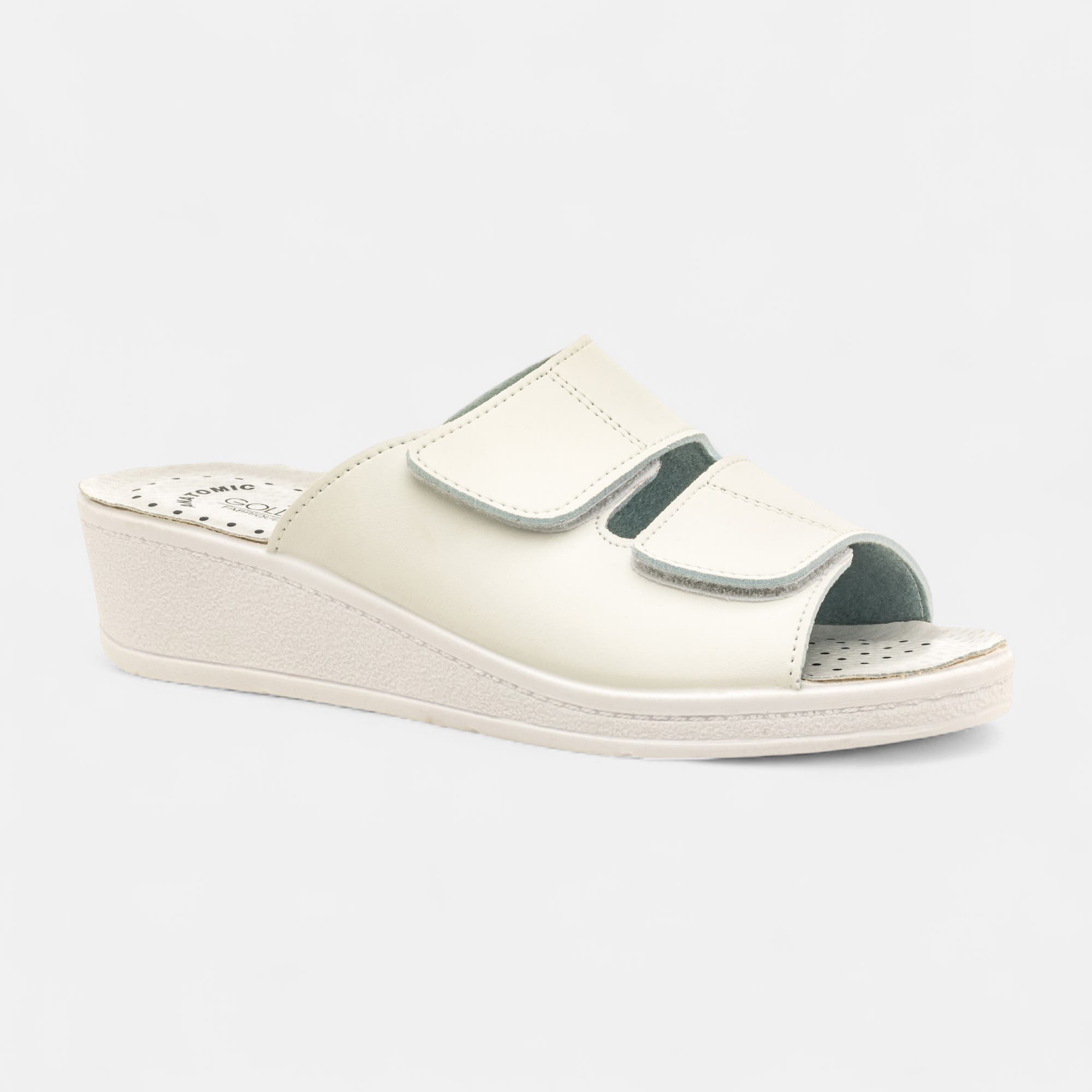 Nu-pieds confort Femme blanc