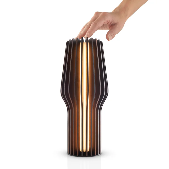 Eva Solo - Radiant LED Akku-Leuchte Ø 9,5 x H 27,5 cm, Eiche