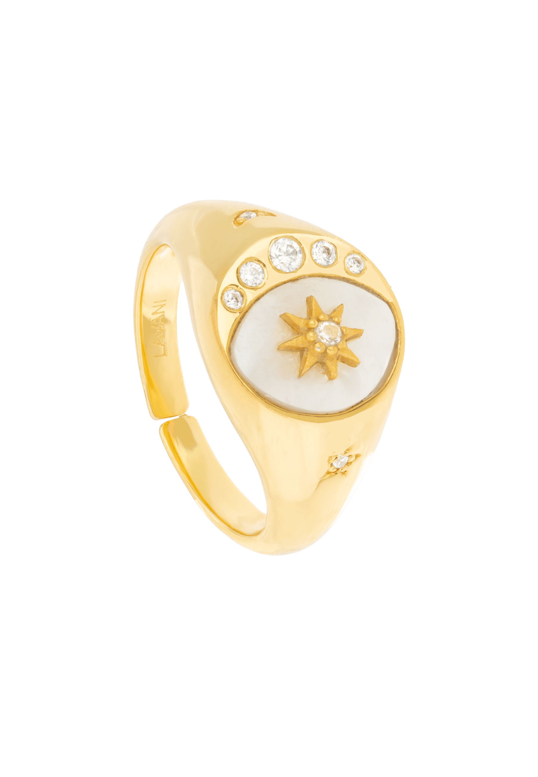 CELESTIAL SIGNET - Bague à cachet | Doré