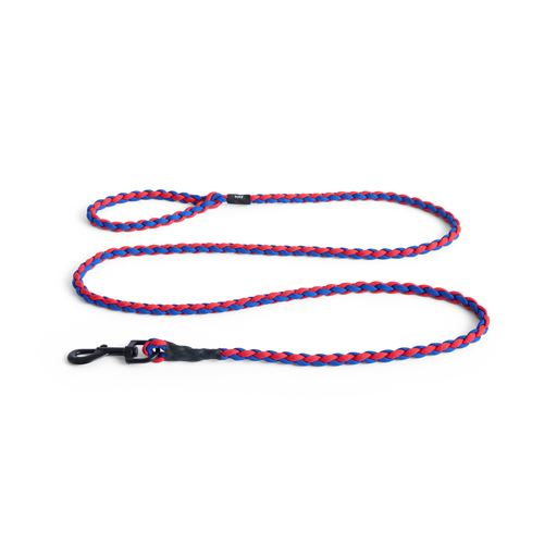 HAY Dog Braided Hundesnor, Red/Blue