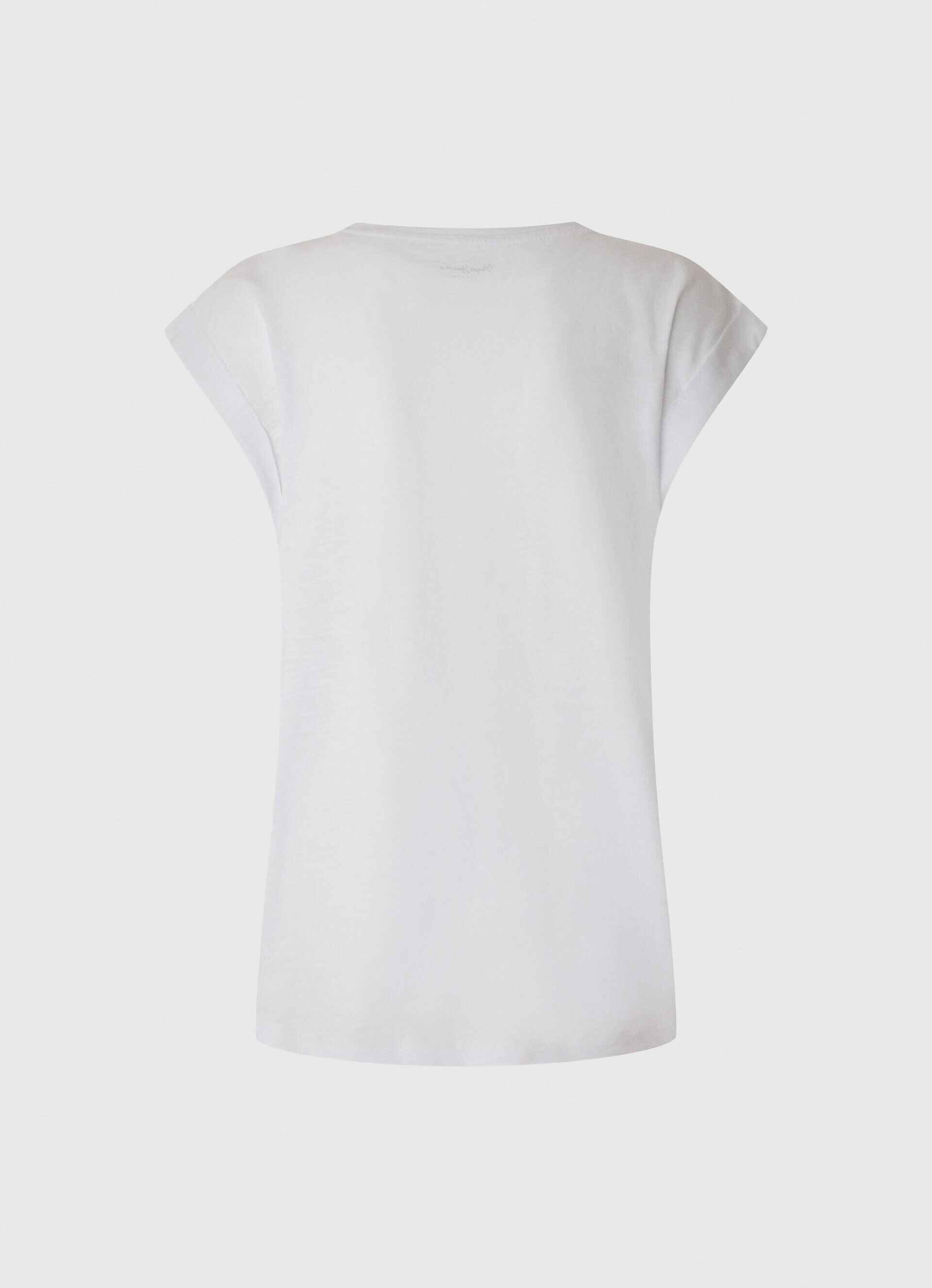 CAMISETA COM LOGOTIPO ESTAMPADO - branca