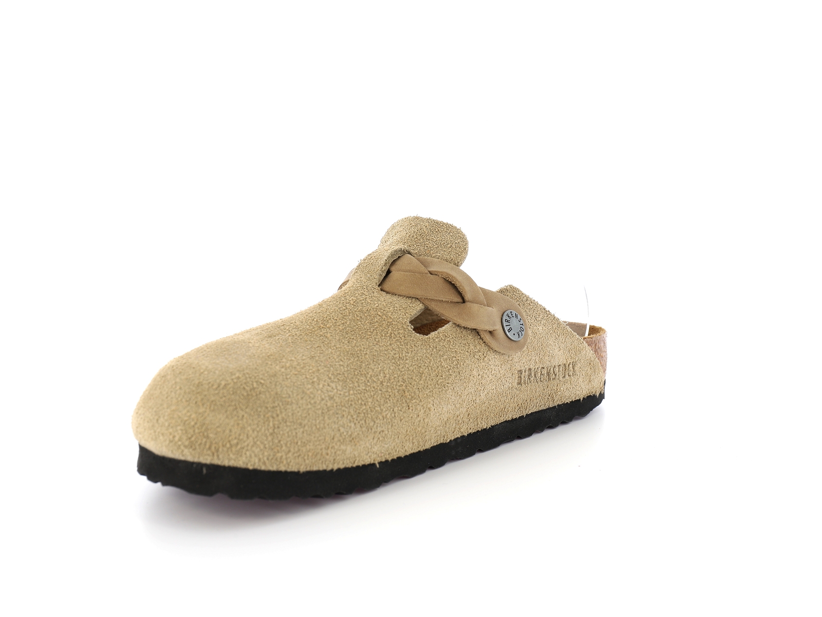 Birkenstock-BOSTON LEVE Nubuck Taupe