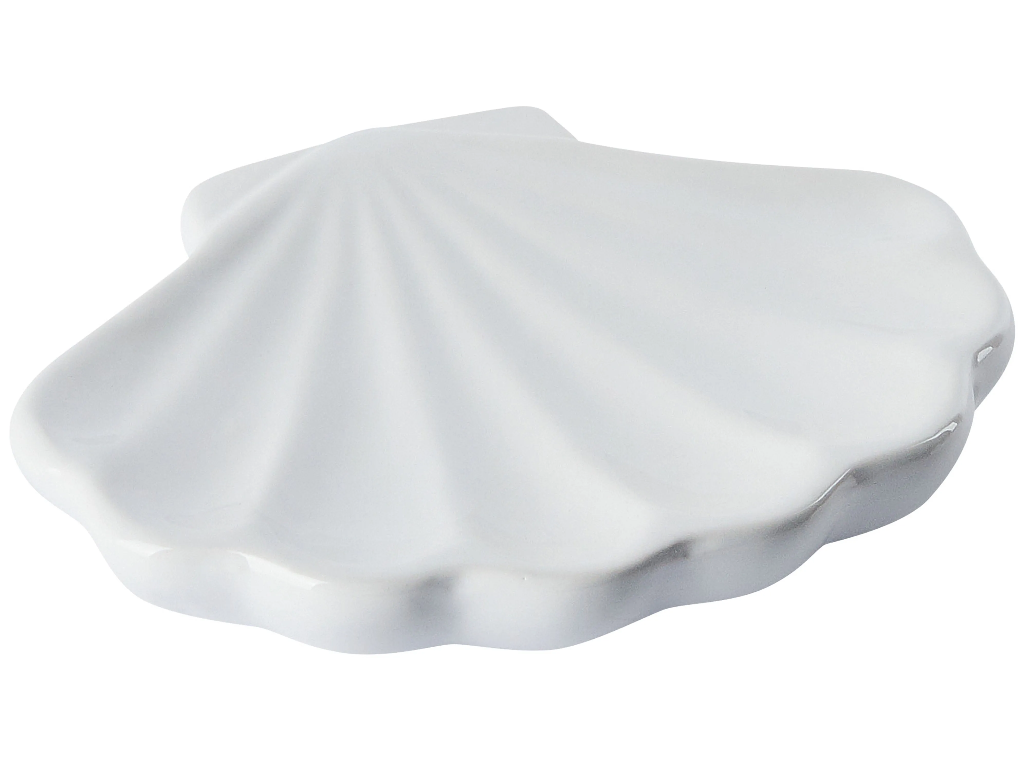 3-delige badkameraccessoireset SHELL Keramiek Wit