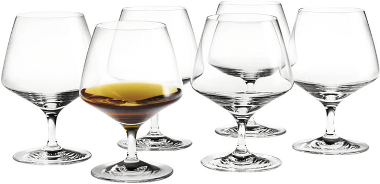 Holmegaard Perfection Cognacglas klar 36 cl 6 stk. Transparent
