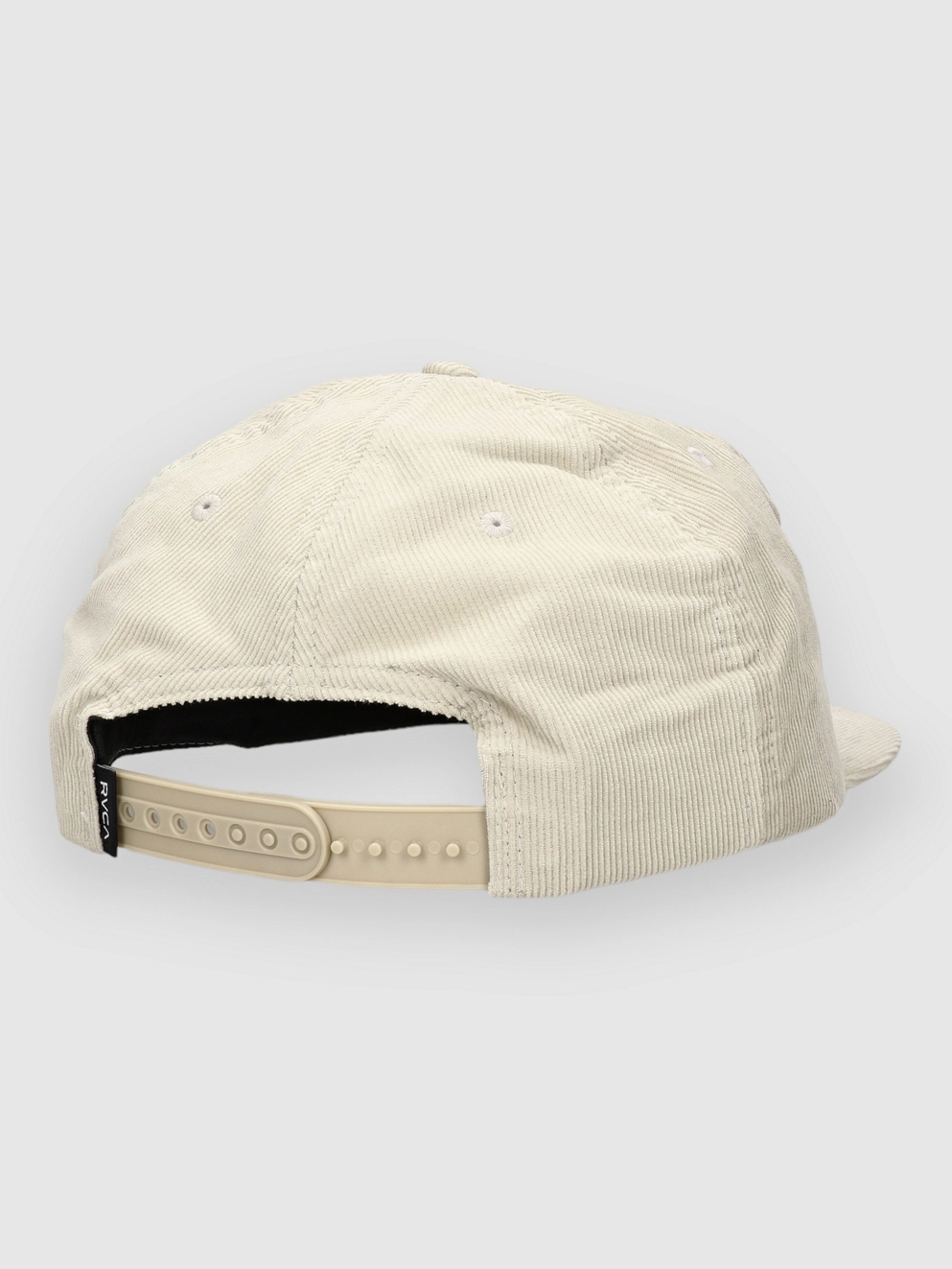 RVCA Type Set Cord Snapback Cap silver bleach