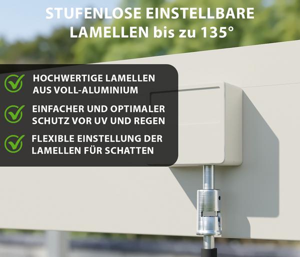 Weide Pergola LED E-Deluxe 3x6, ca.