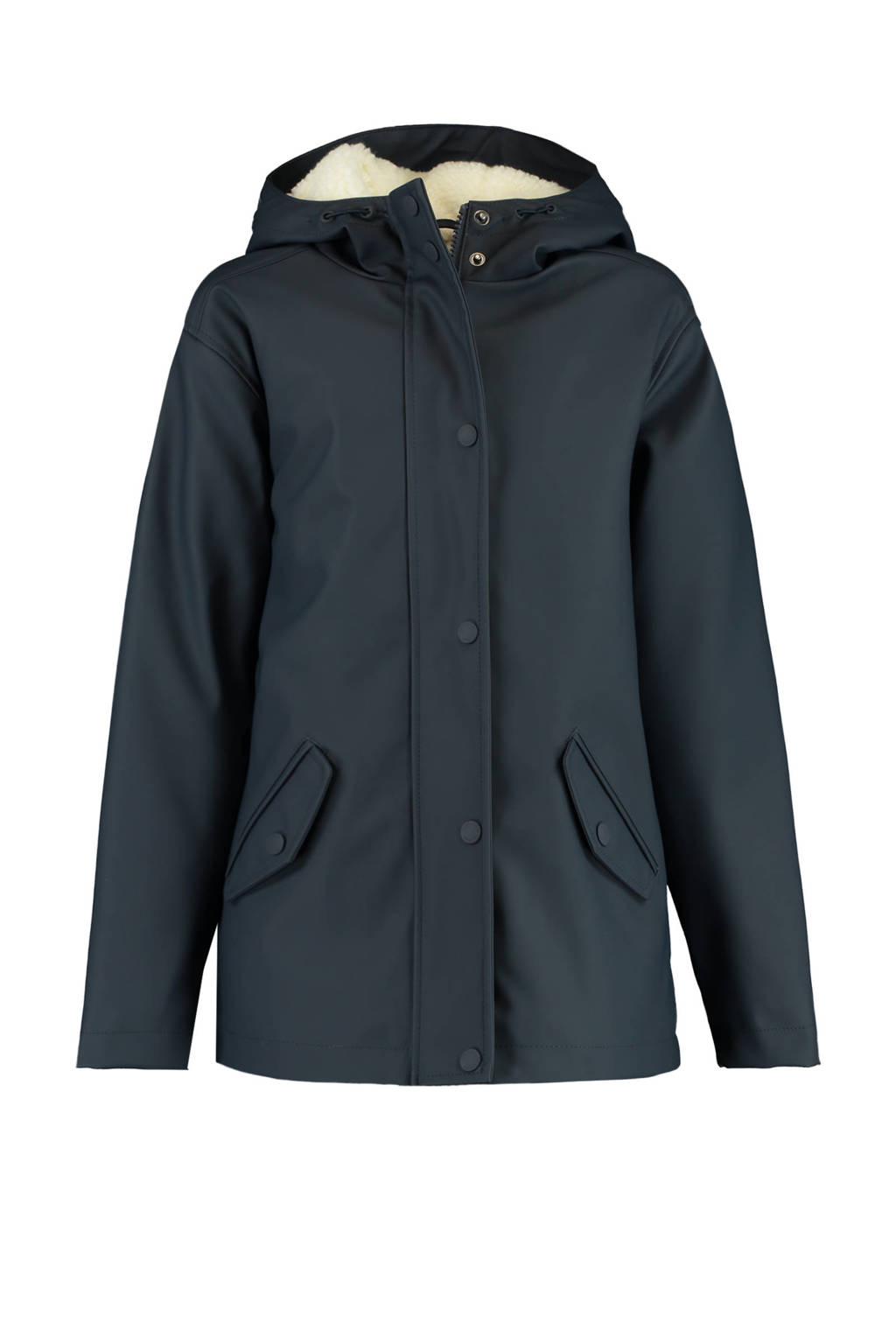 America Today unisex regenjas Janice Teddy JR donkerblauw