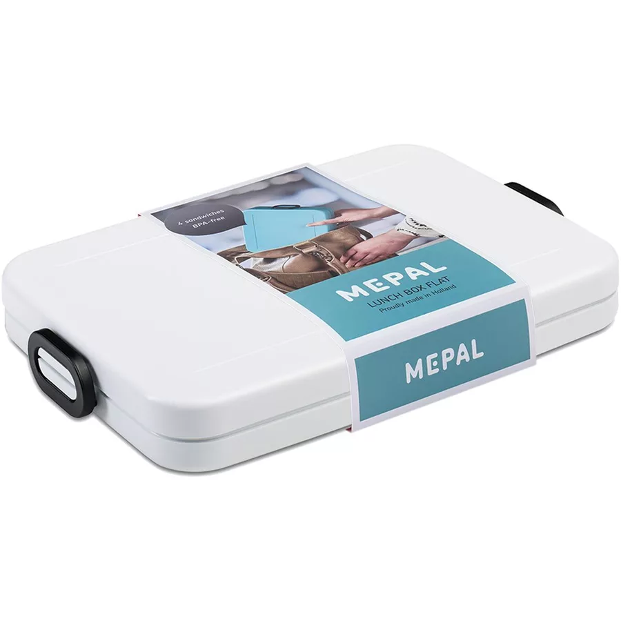 Mepal Lunchbox Take a Break Flat 800 ml weiß