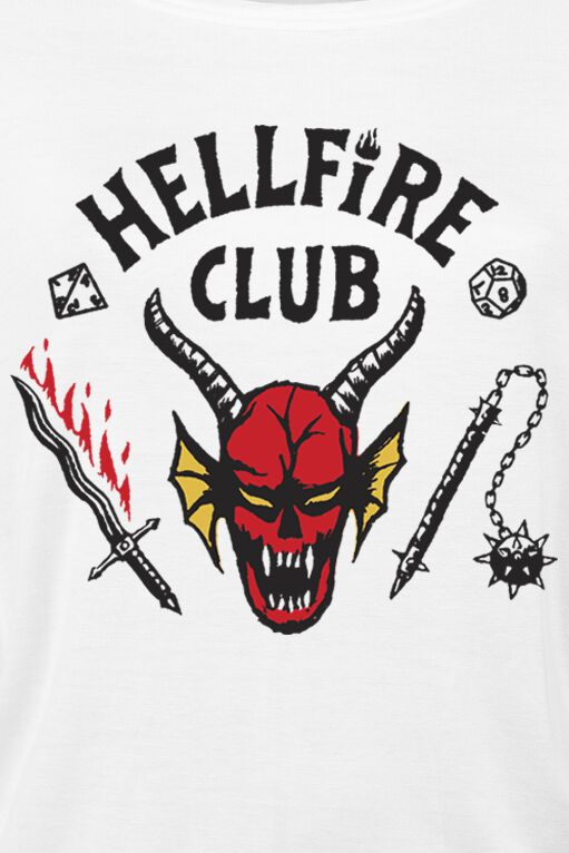 Hellfire Club | Stranger Things T-shirt manches longues
