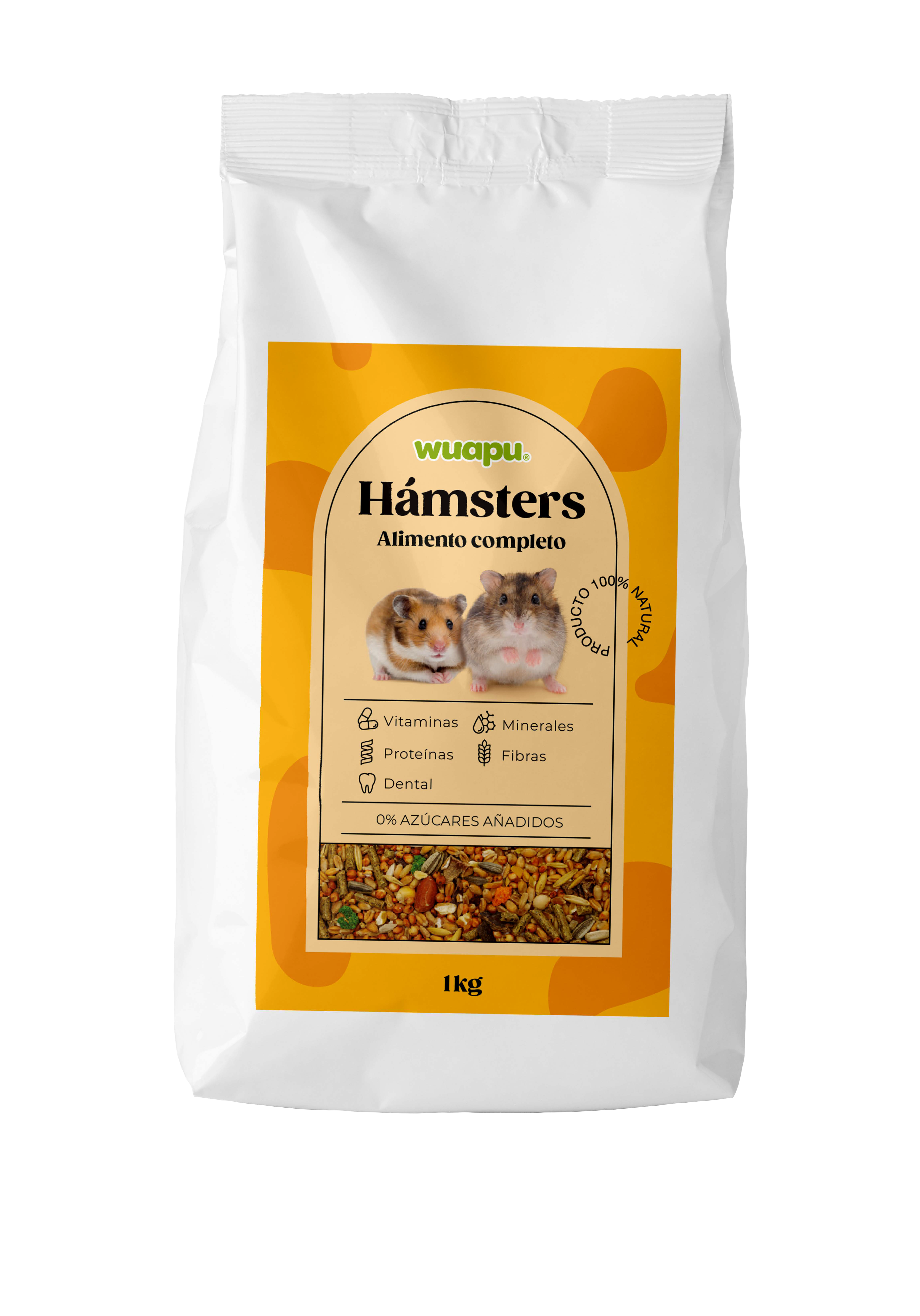 Ração para hamster WUAPU 1 kg