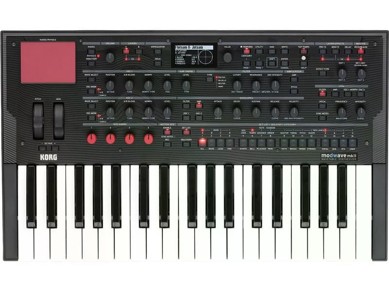 Korg Synthesizer modwave mk II Synthese-Engine mit einzigartigen Wavetable-Klängen