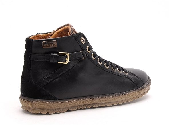 Pikolinos boots bottine plates femme 901 7312 noir