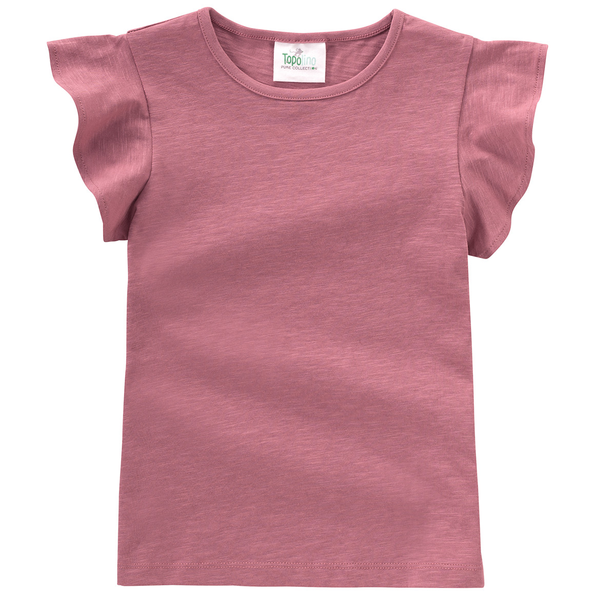 Topolino Pure Collection Mädchen T-Shirt mit Flügelärmeln dunkelrosa