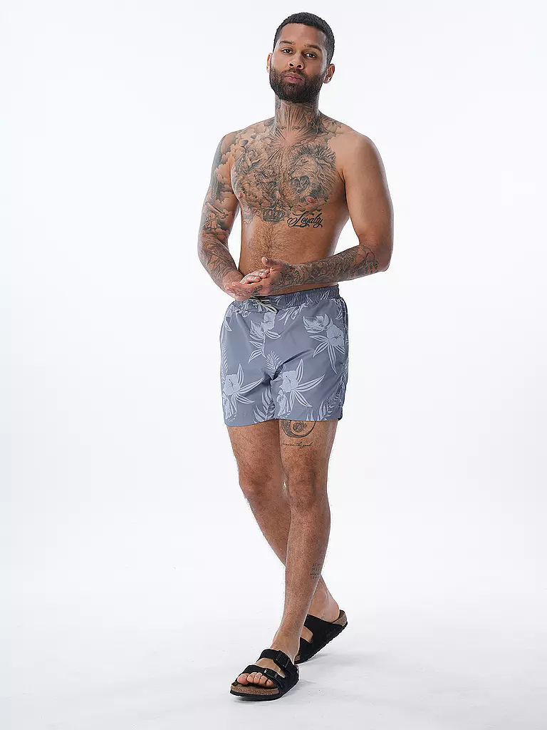 BOSS Badeshorts REEV  hellgrau