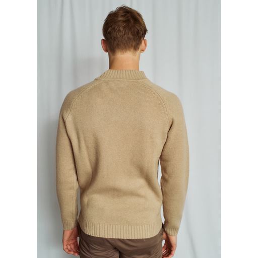 Bruun & Stengade Douglas Striktrøje, Sand, XL