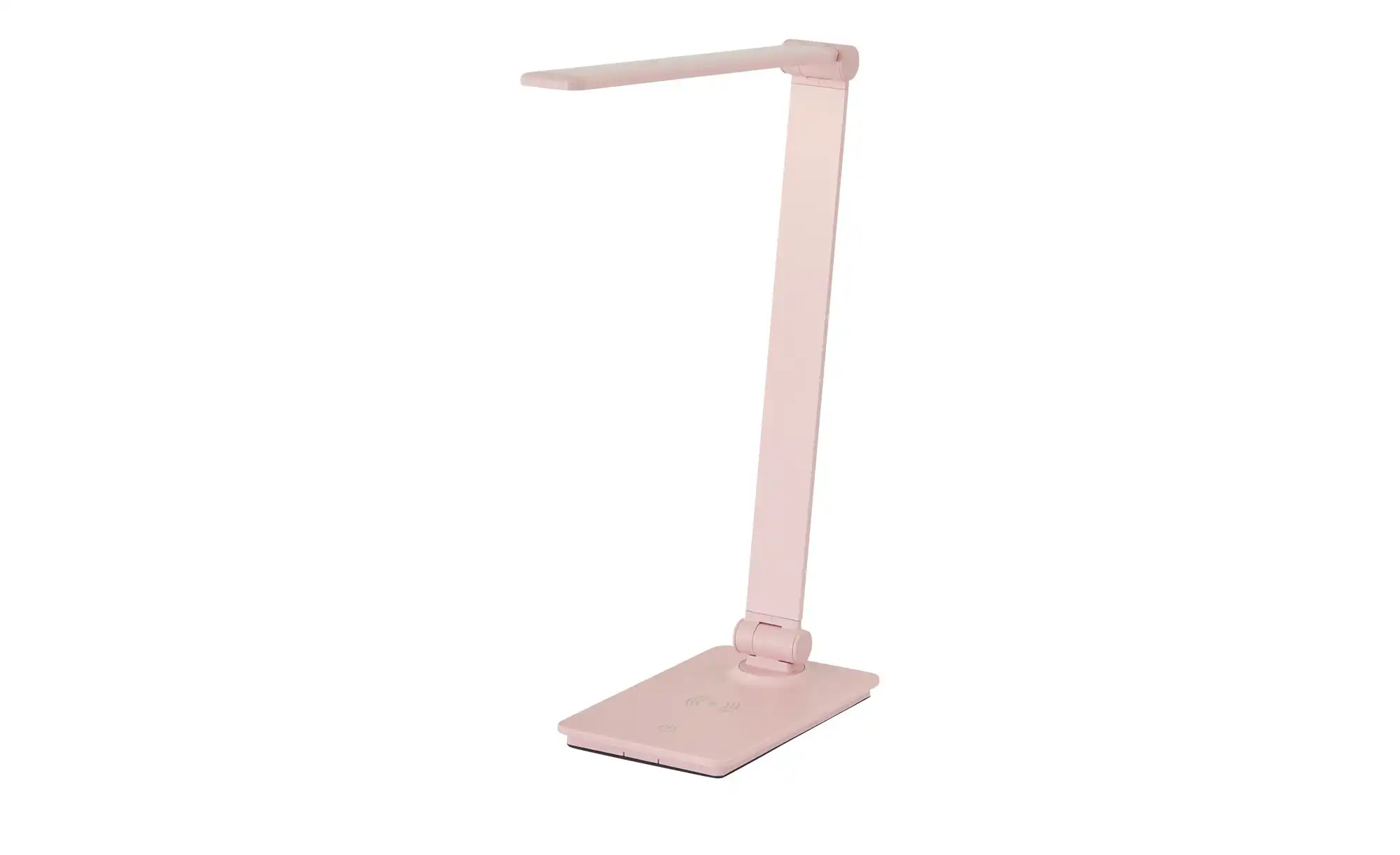 KHG LED-Tischleuchte, Pink mit Qi-Charger